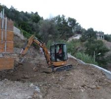 Un terrassement maison