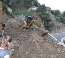 Terrassement d un acces