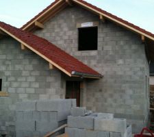 La maison est couverte!!!
