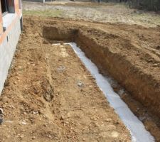 Fondations de la cave