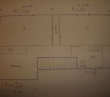 Croquis de l'étage