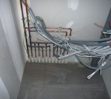 Le celier avant le petit coffrage "cadeau"