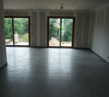 Vu salon, &agrave; partir du salon.