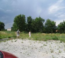 Le terrain avant son achat.