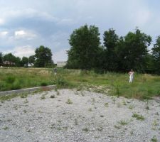 Le terrain avant son achat.