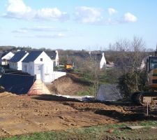 Terrassement : premier jour