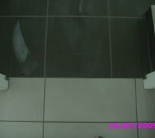 Seuil entrée/salle d'eau