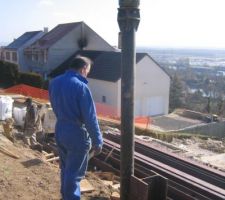 Mise en place de pieux