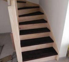Teinture escalier