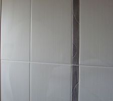 Frise verticale de la salle d'eau