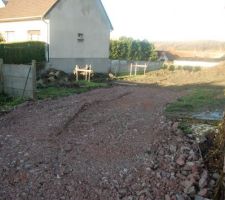 Accès chantier termine