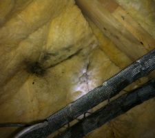 Glycol sur la laine de verre.