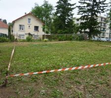 Projection de l'implantation de la maison.
Juin 2010