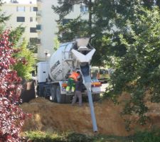 Toupie des semelles de fondations.