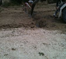 1ere couche de beton de propreté