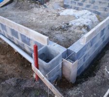 Installation du réseaux eaux de pluie - regard