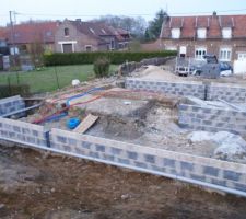 Installation du réseaux eaux de pluie - terminer