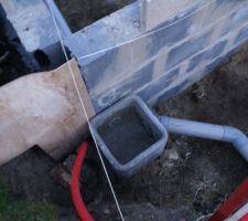 Installation du réseaux eaux de pluie