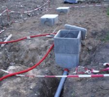 Installation du réseaux eaux de pluie