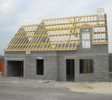 La maison est prête à se couvrir!!!
