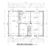 Rez de chaussée

plan proposé par le bureau d'étude