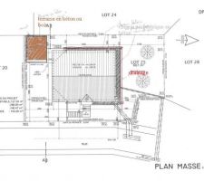 Plan pour future terrasse