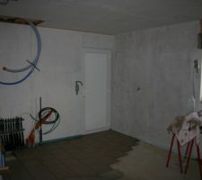 Préparation du coin chauffage