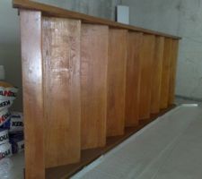 1&deg;partie de l'escalier lasur&eacute;