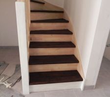 Escalier en cours de traitement