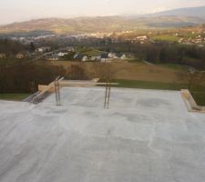 BALCON DE LA CHAMBRE PARENTALE AVEC VUE SUR LE MONT BLANC, SEMNOZ, TOURNETTE,....