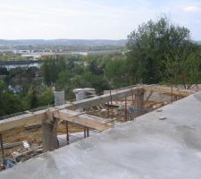 Préparation de la terrasse