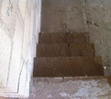 Escalier menant au garage