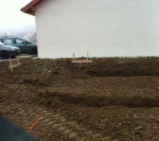 Terrassement - Création des Fouilles
