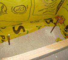 Tige ferraille pour solidifier avec la dalle