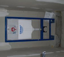 Battis Grohe fixé sur le coffrage