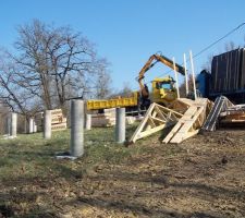 Arrivée de la maison, en kit