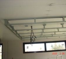 Faux plafond du salon