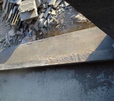 Coulage des seuils (baie vitree)