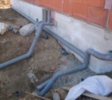 évacuation eau usée et pluvial