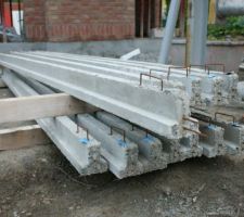 Poutrelles béton