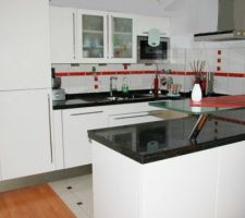 Cuisine dans notre appartement actuel
Même marque que celle prévu dans la maison