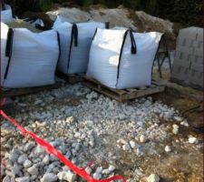 Livraison du ciment.