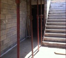 L'escalier...&agrave; refaire !!!