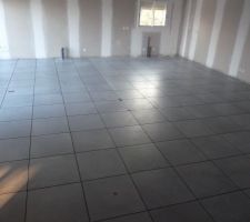 Carrelage salon-cuisine