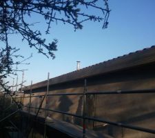 Cheneau pour cacher la gouttière