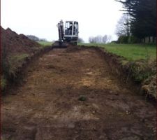 Préparation accès chantier