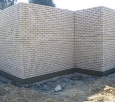 Enduit sur fondation