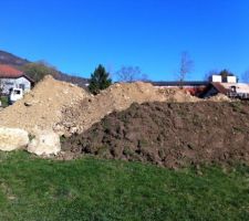 Terrassement après 2 jours de travail