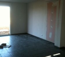 Carrelage et mur hydrofuge salle &agrave; manger