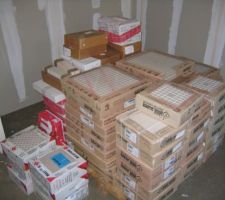 Livraison de carrelage